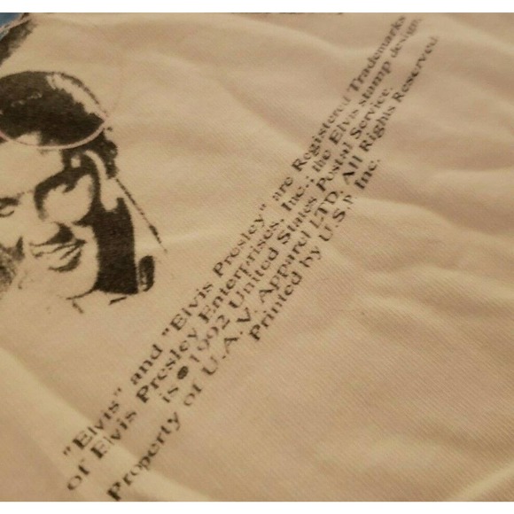 Elvis Presley Stamp T-Shirt 1992 Size XXL USA - Picture 6 of 7
